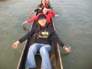 Canoing at Rapti river