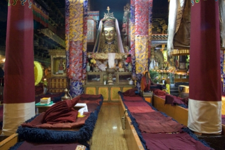 Inside Jokhang temple