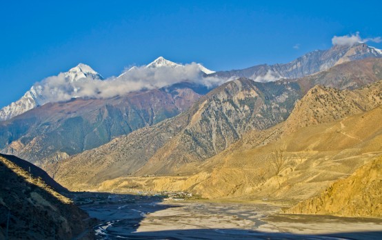 Jomsom with Annapurna in the background